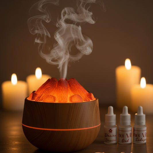 (3 Free Luxury Scents)Flame Wave humidifier