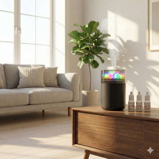 (3 Free Luxury Scents) 🐝 Bee Multi LED Color Humidifier