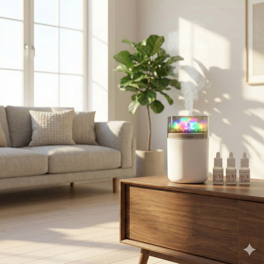 (3 Free Luxury Scents) 🐝 Bee Multi LED Color Humidifier