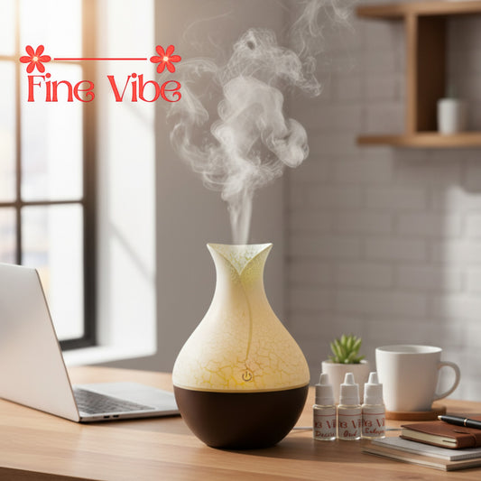 (3 Free Luxury Scents)❄️ Ice Cracked Vase Humidifier