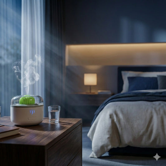 (3 FREE Premium Scents) Cactus Aroma Diffuser