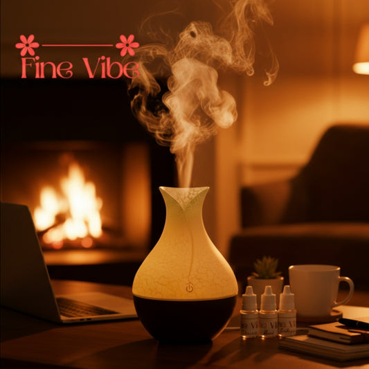 (3 Free Luxury Scents)❄️ Ice Cracked Vase Humidifier